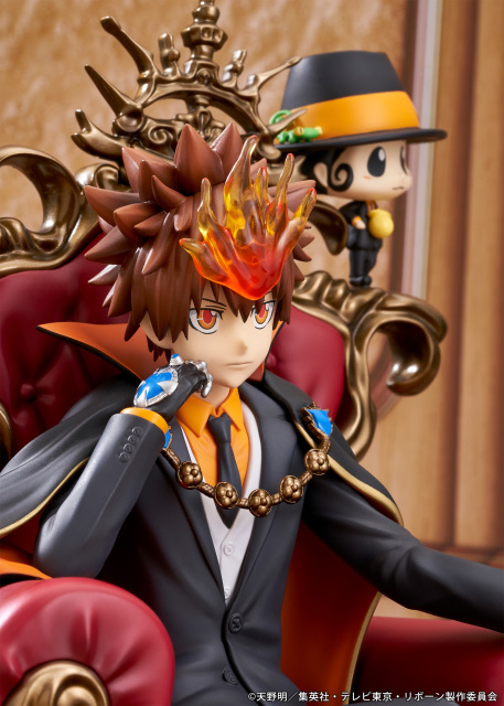 PROOF TV Anime Reborn Tsunayoshi Sawada and Reborn Scale Figure