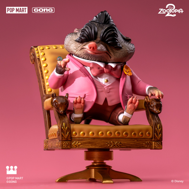 GONG Studio POP MART x GONG Zootopia 2 Mr Big Action Figure