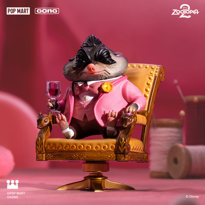 GONG Studio POP MART x GONG Zootopia 2 Mr Big Action Figure