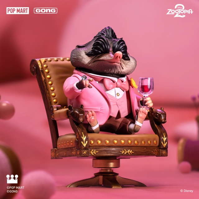 GONG Studio POP MART x GONG Zootopia 2 Mr Big Action Figure