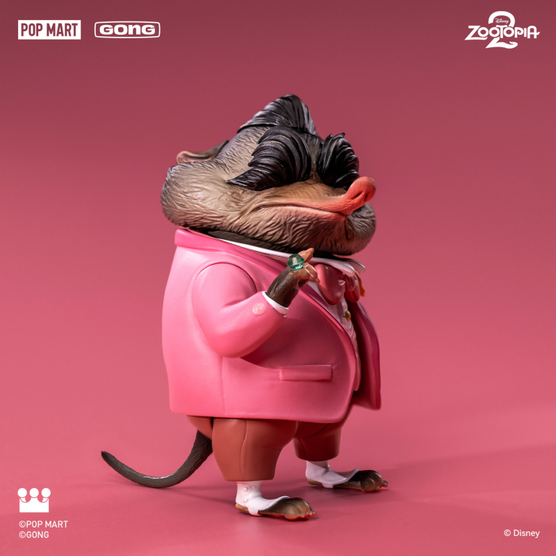 GONG Studio POP MART x GONG Zootopia 2 Mr Big Action Figure