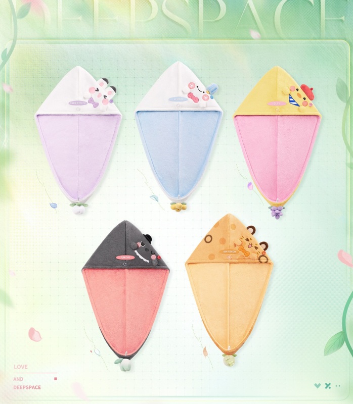 Papergames Infold Games Love and Deepspace Linkon Forest Breath Series Plush Hair Drying Cap