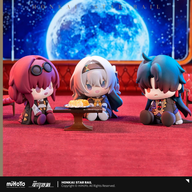miHoYo Honkai Star Rail POTEPOTTE-R Sitting Vinyl Figure Blind Box Full Box of 8
