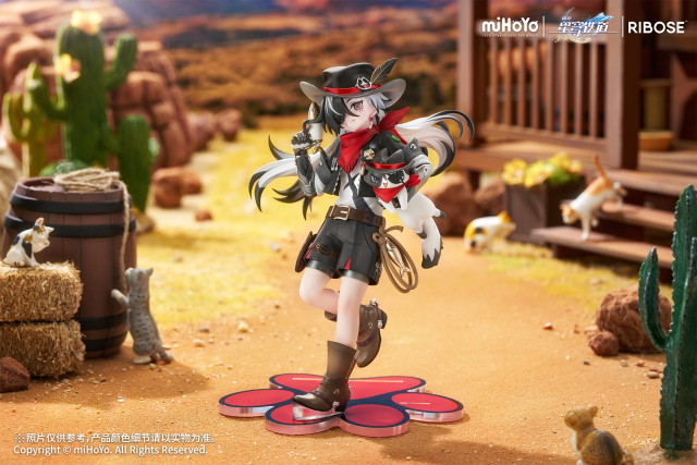 RIBOSE RISE UP plus Series Honkai Star Rail Little Cat Series Boothill Figure Without Bonus