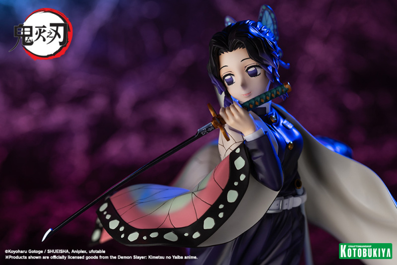 Kotobukiya ARTFX J Demon Slayer Kimetsu no Yaiba Shinobu Kocho 1/8 Scale Figure (Reissue)