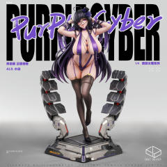 Cast Design No 1 Purple Cyber 1/4 Statue