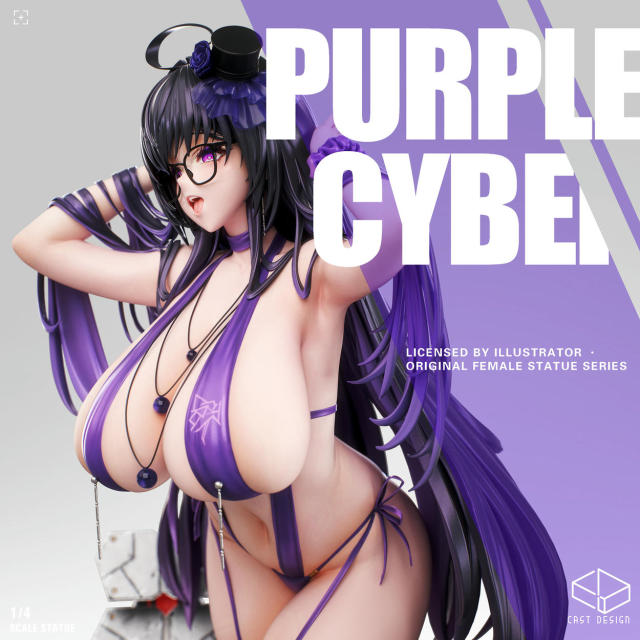Cast Design No 1 Purple Cyber 1/4 Statue
