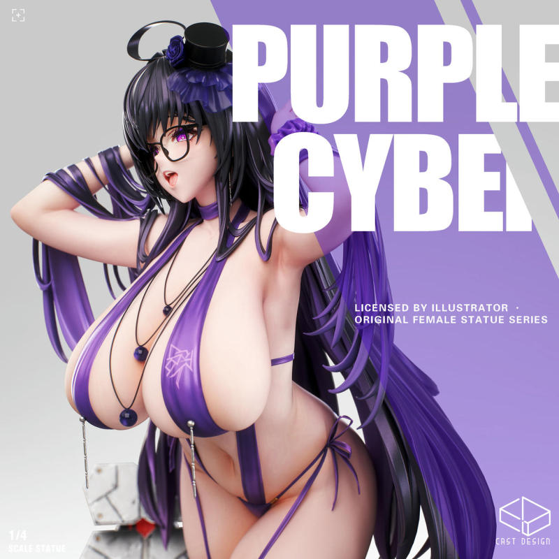Cast Design No 1 Purple Cyber 1/4 Statue