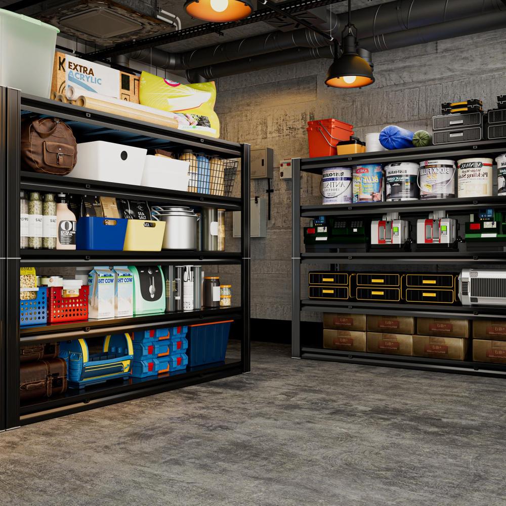 60"W Heavy Duty Garage Shelving 3000LBS 5-Tier Steel Rack 60"W x 20"D x 72"H