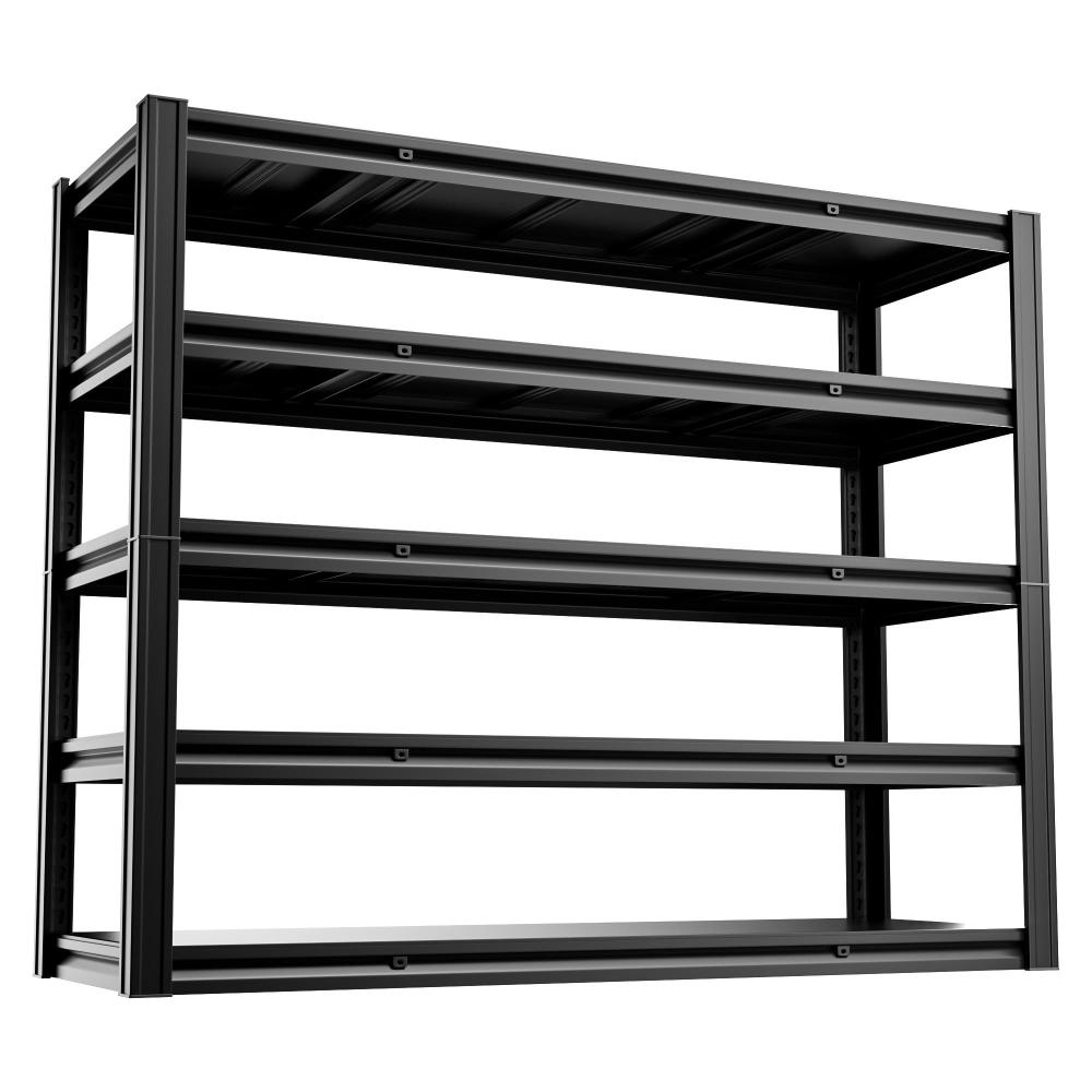 60"W Heavy Duty Garage Shelving 3000LBS 5-Tier Steel Rack 60"W x 20"D x 72"H