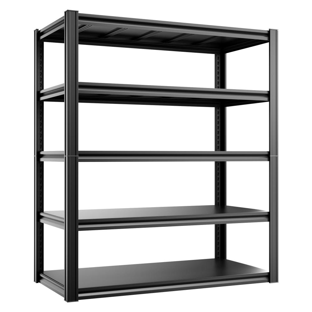48"W Garage Shelving 3000LBS 5-Tier Adjustable Steel Shelves 48"W x 24"D x 78"H