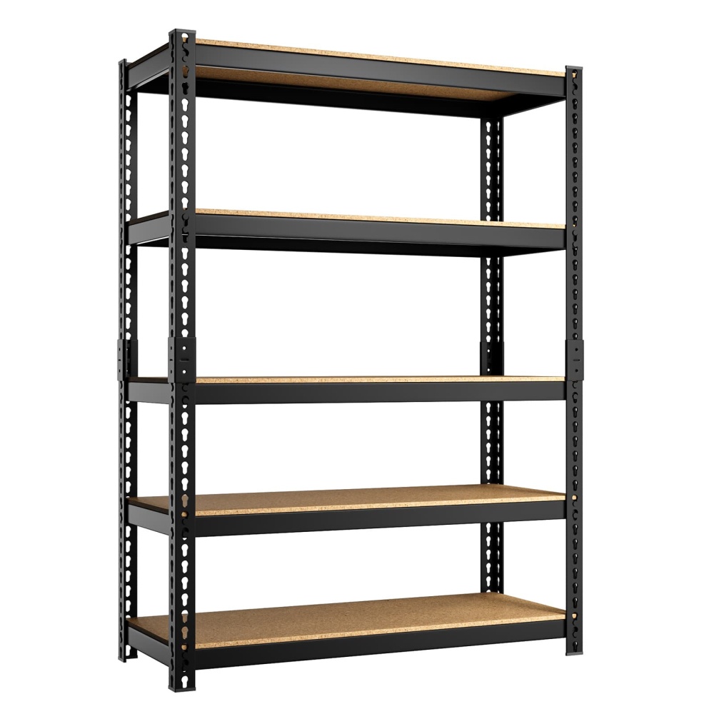 35"W 5-Tier Adjustable Metal Garage Shelves, 35"W x 12"D x 71"H Heavy-Duty Steel Shelving Units for Pantry Kitchen 2000LBS