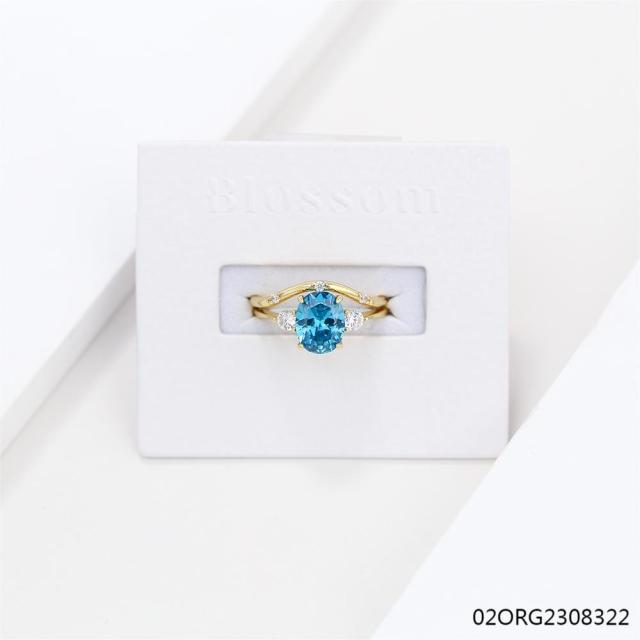 خاتم نسائي مرصع بالزركونيا الفضية