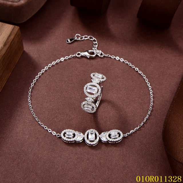 مجموعة خاتم سوار الموضة بالجملة