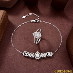 مجموعة خاتم سوار الموضة بالجملة