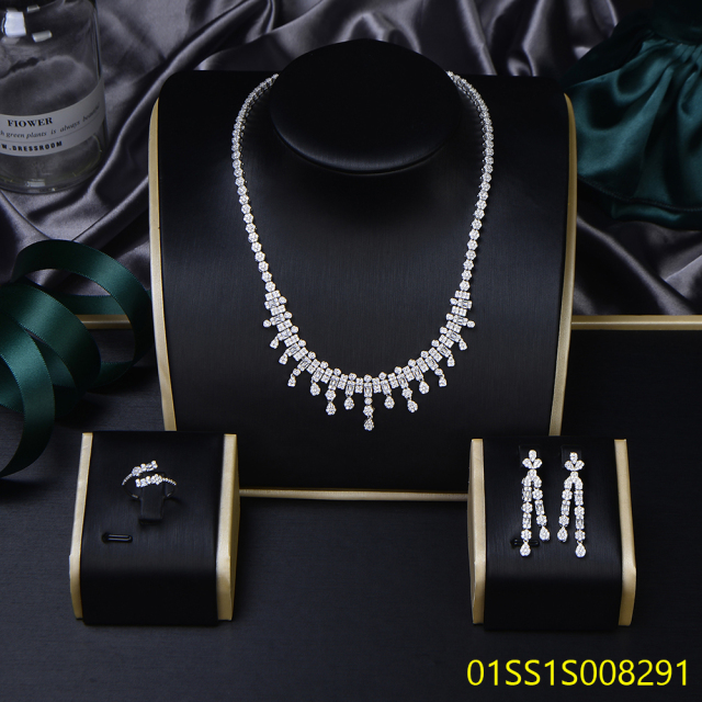 Wholesale zircon jewelry set