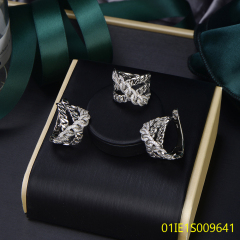 طقم خواتم فضة عيار 925 بالجملة