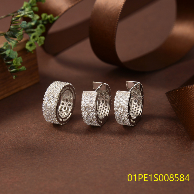 Zircon ring jewelry set