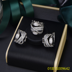 طقم خواتم فضة عيار 925 بالجملة