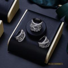 طقم خواتم فضة عيار 925 بالجملة