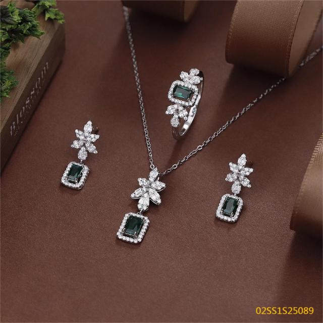 925 Sterling Silver Pearl Necklace Set