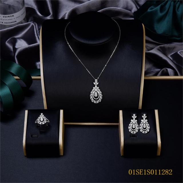 925 Silver Thin Chain Jewelry Set