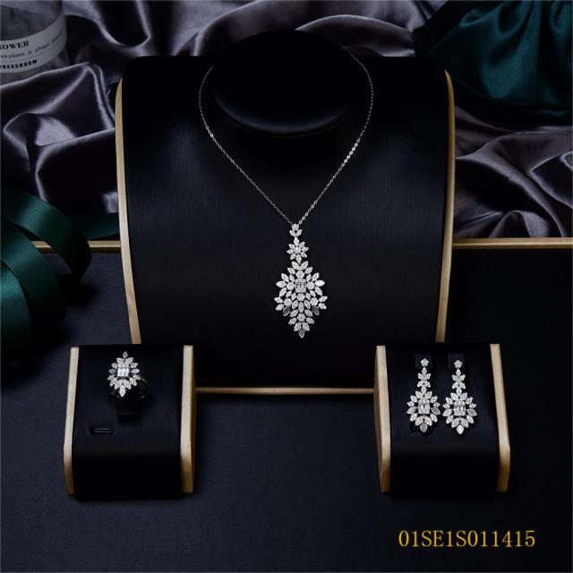 925 Silver Thin Chain Jewelry Set