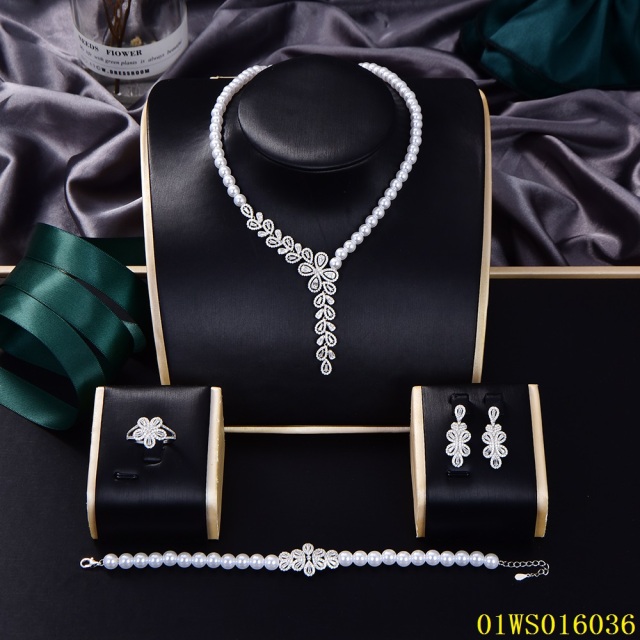 مجموعة مجوهرات اللؤلؤ بالجملة