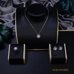 925 Silver Thin Chain Jewelry Set