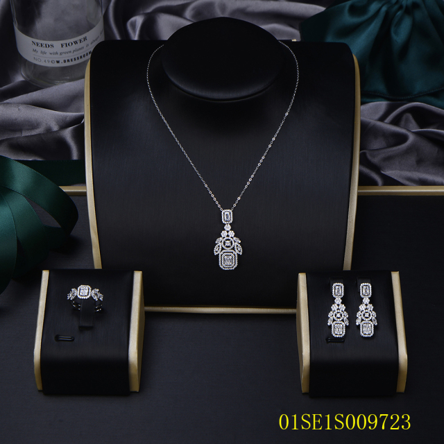 925 Silver Thin Chain Jewelry Set
