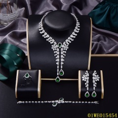 مجموعة مجوهرات الزركون بالجملة