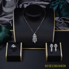 925 Silver Thin Chain Jewelry Set