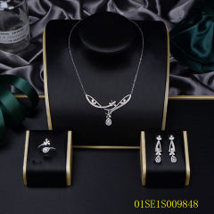925 Silver Thin Chain Jewelry Set
