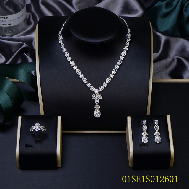 925 Silver Thin Chain Jewelry Set