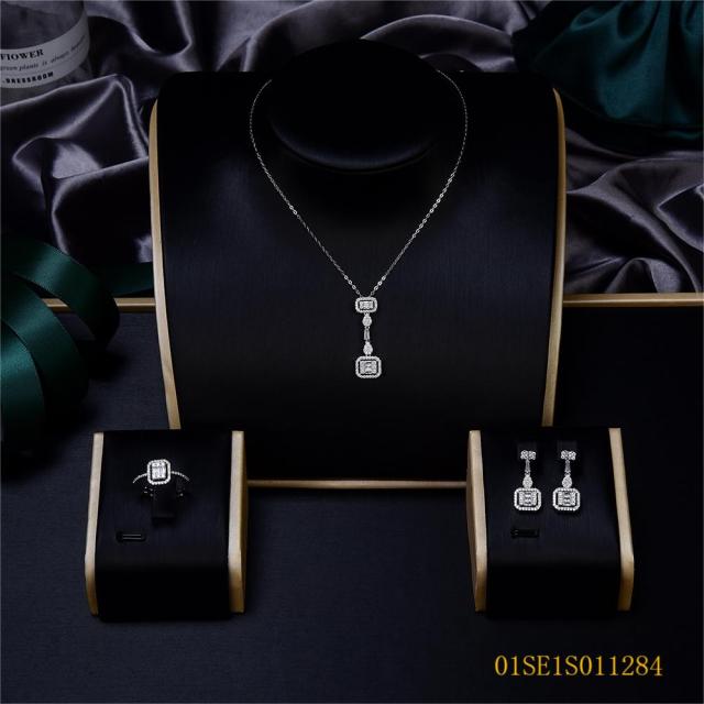 925 Silver Thin Chain Jewelry Set