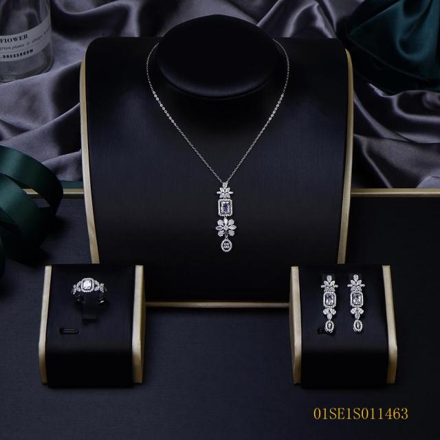 925 Silver Thin Chain Jewelry Set