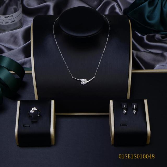 925 Silver Thin Chain Jewelry Set