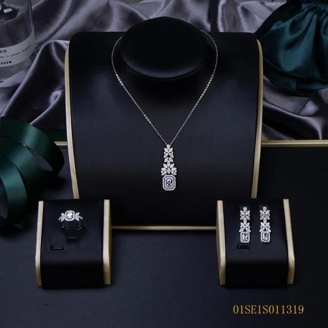 925 Silver Thin Chain Jewelry Set