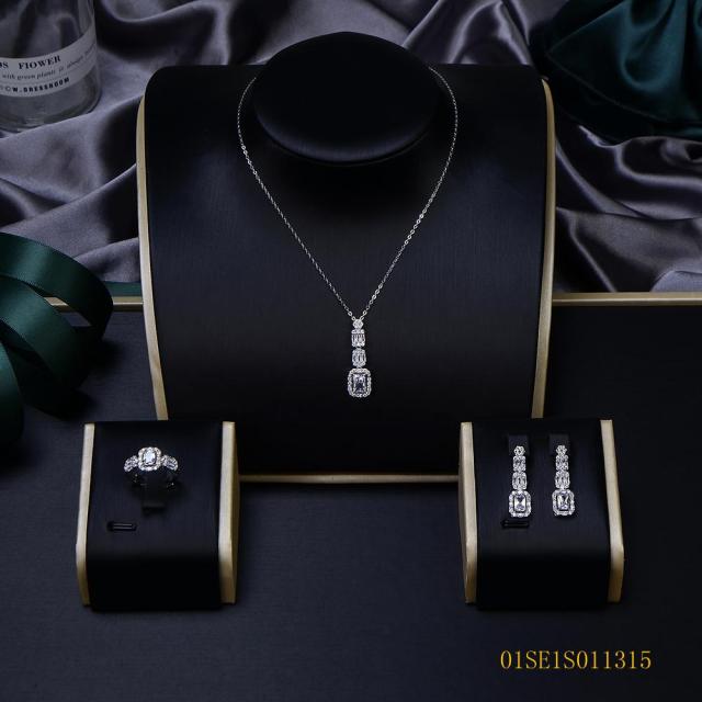 925 Silver Thin Chain Jewelry Set