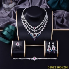 مجموعة مجوهرات الزركون بالجملة