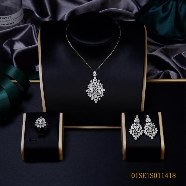 925 Silver Thin Chain Jewelry Set