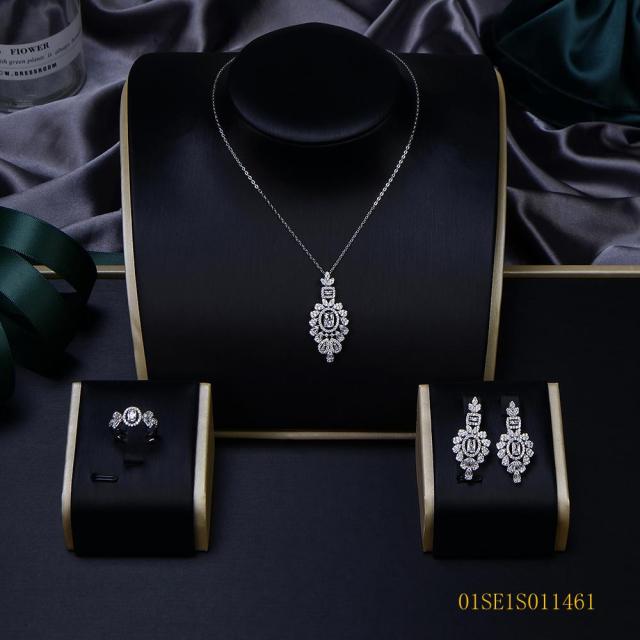925 Silver Thin Chain Jewelry Set