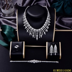 مجموعة مجوهرات الزركون بالجملة