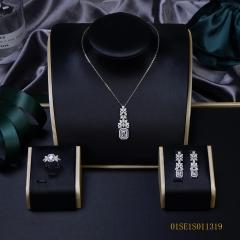 925 Silver Thin Chain Jewelry Set