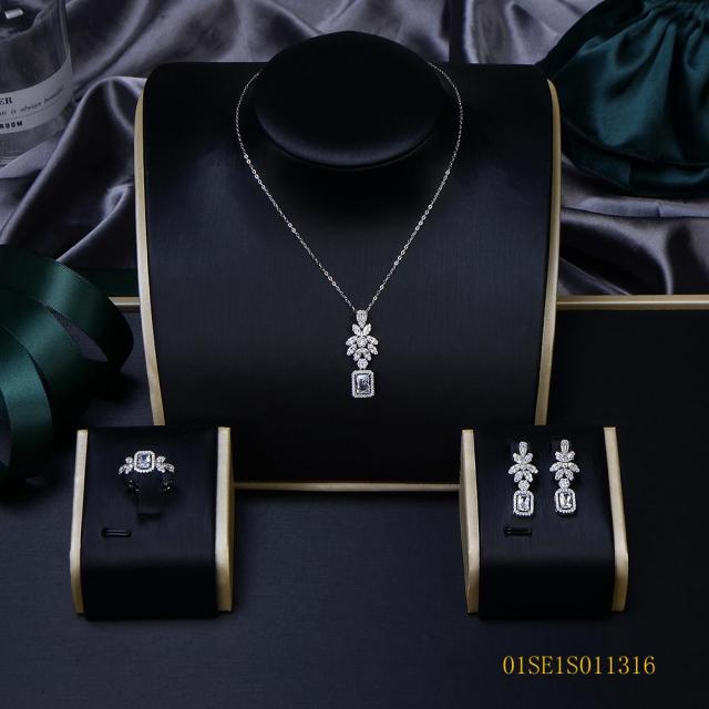 925 Silver Thin Chain Jewelry Set