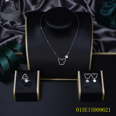 925 Silver Thin Chain Jewelry Set