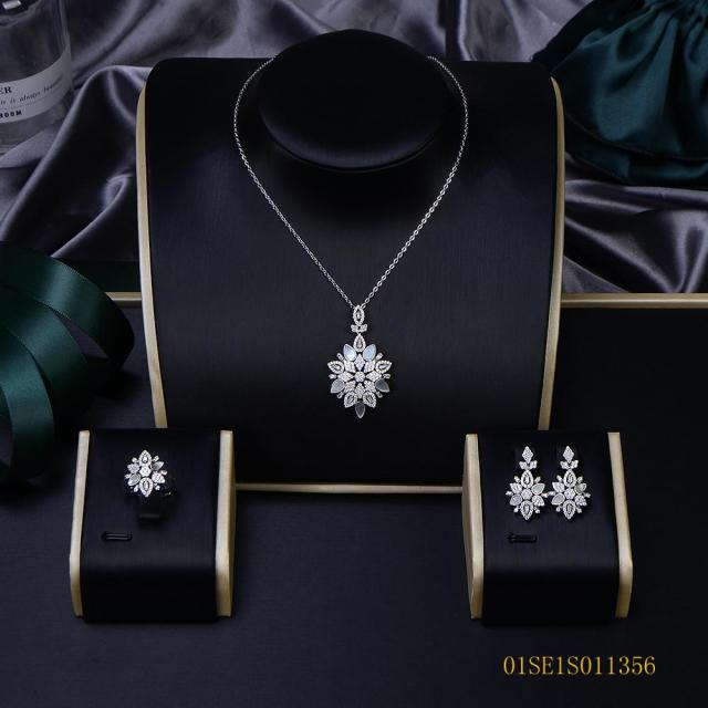 925 Silver Thin Chain Jewelry Set