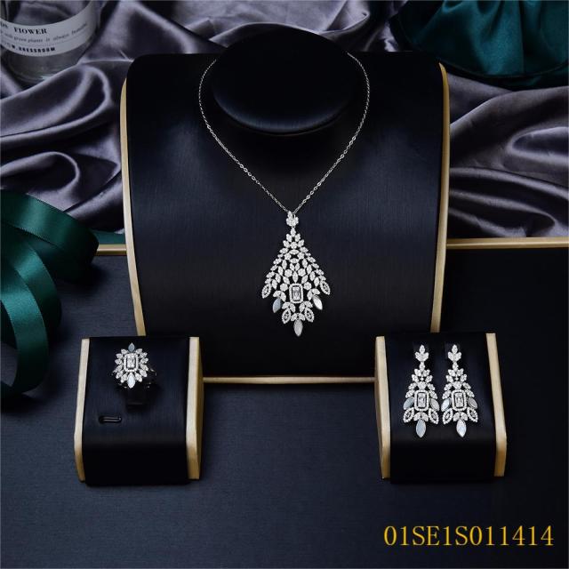 925 Silver Thin Chain Jewelry Set