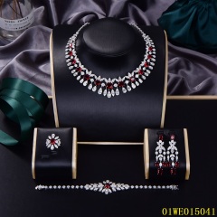 مجموعة مجوهرات الزركون بالجملة