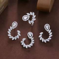 Wholesale Luxury 925 Silver Zircon Pendant Set
